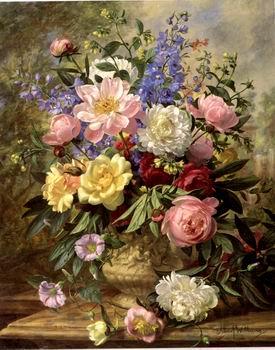 unknow artist Floral, beautiful classical still life of flowers.093 Germany oil painting art